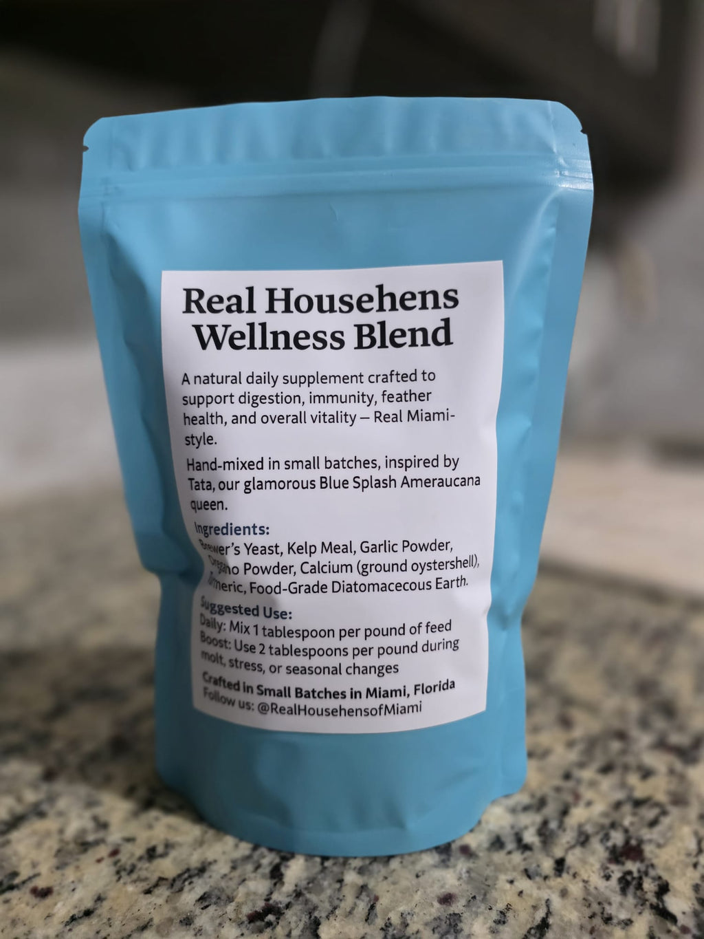 Real Househens Wellness Blend – Premium Herbal Supplement for Backyard Chickens