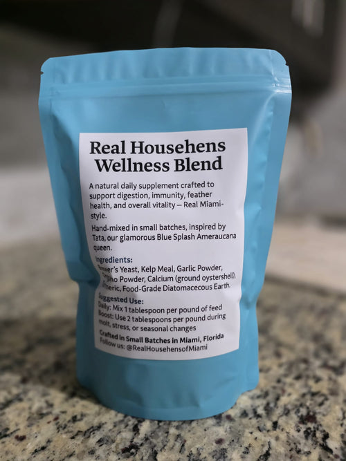 Real Househens Wellness Blend – Premium Herbal Supplement for Backyard Chickens